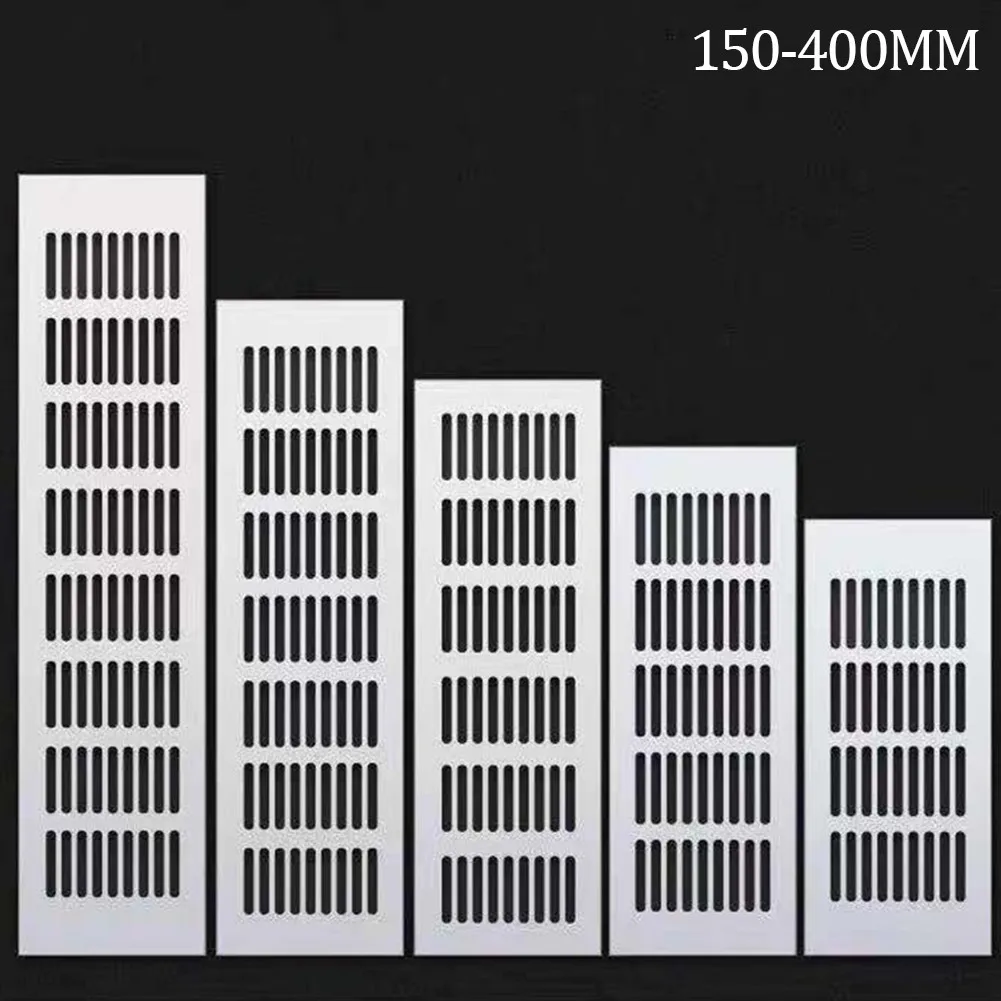 

150mm Rectangular Cabinet Wardrobe Air Vent Grille Ventilation-Cover Air Vent Perforated Sheet Web Plate Home Improvement