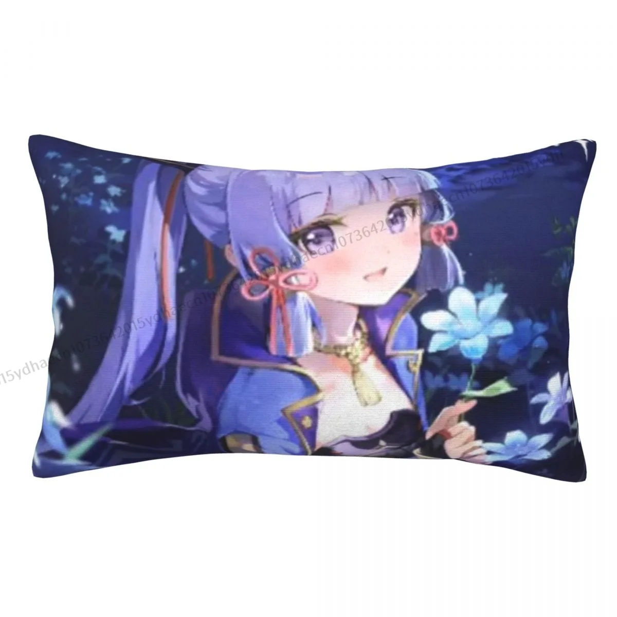 

Ayaka Official Birthday Artwork 2022 Hug Pillowcase Genshin Impact Backpack Cojines Home Printed Office Pillow Covers Decorative