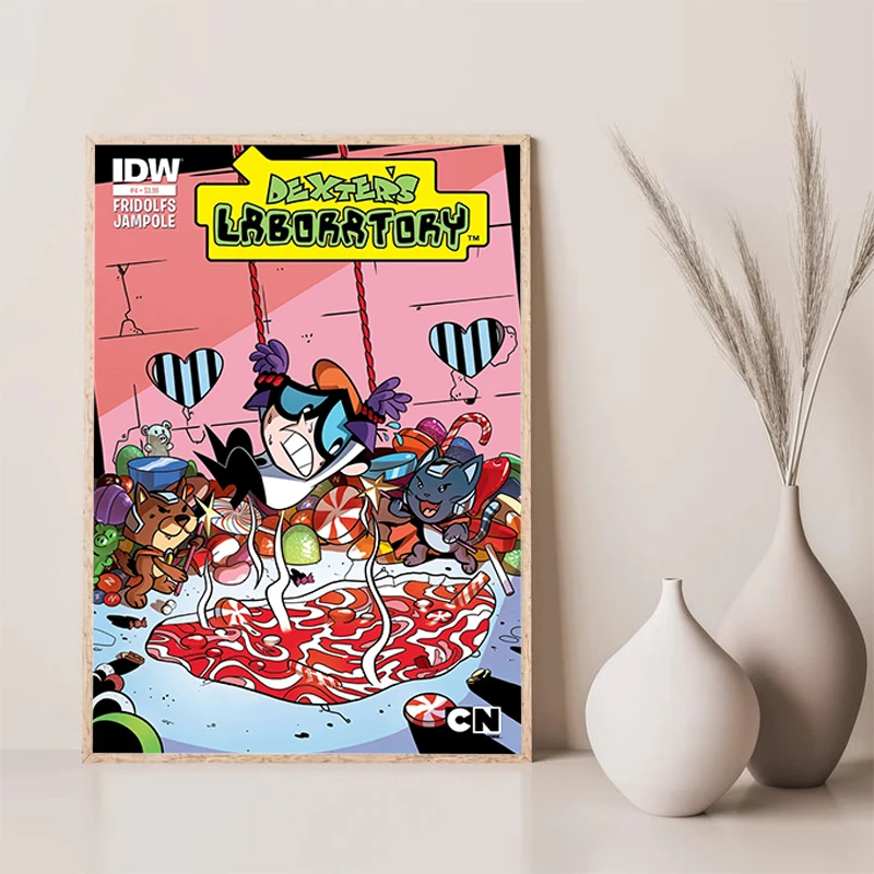 D-Dexter's L-лабораторный плакат холст плакаты для настенного искусства дома и
