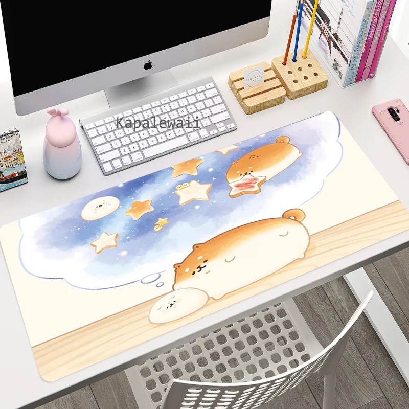 cute mouse pad comtuper desk mat large xl mousepad kawaii gaming accessoroes laptop gamer keyboard macbook waterproof maus mat free global shipping