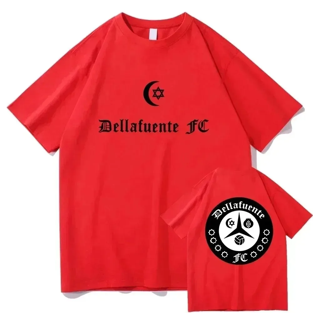 Dellafuente FC Повседневный стиль унисекс Футбольная рубашка с короткими рукавами