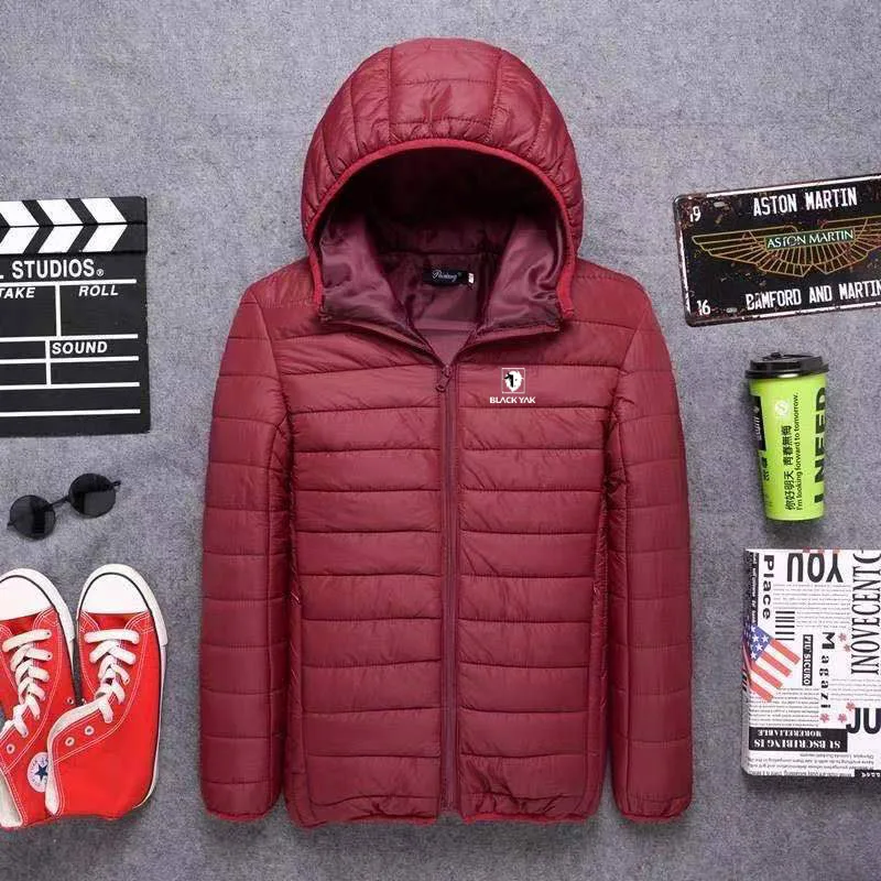 2022 Autumn Winter New Men Brand BLACK YAK Iight And Thin Parka Down Jacket Men's Women With The Same High-quality Cotton Jacket