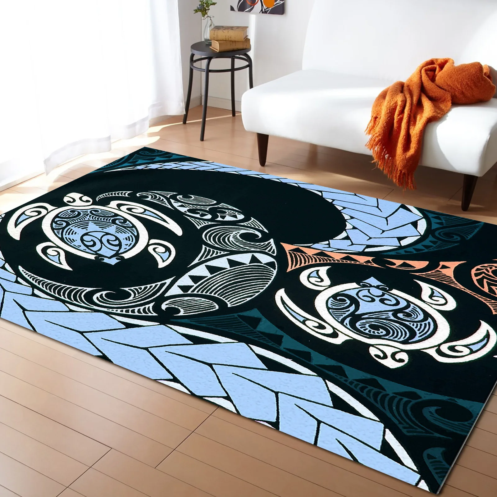 

Полинезийские текстурные ковры для гостиной, Декор, большие коврики, ковер для спальни, домашний декоративный коврик для гостиной
