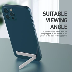Universal Mini Size L Shaped Socket Desk Tablet Stand Mobile Phone Holder Foldable Kickstand Mount Bracket for Cellphone Durable