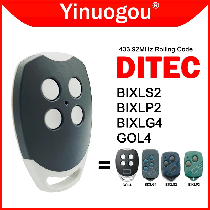Ditec Golf 4 Bixls2 Bixlp2 Bxlg4 Пульт дистанционного управления для гаражных ворот Частота 433
