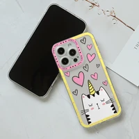 ultra thin phone case for iphone 7 8 x xr 11 12 13 pro xs max transparent soft silicone cute cat cover
