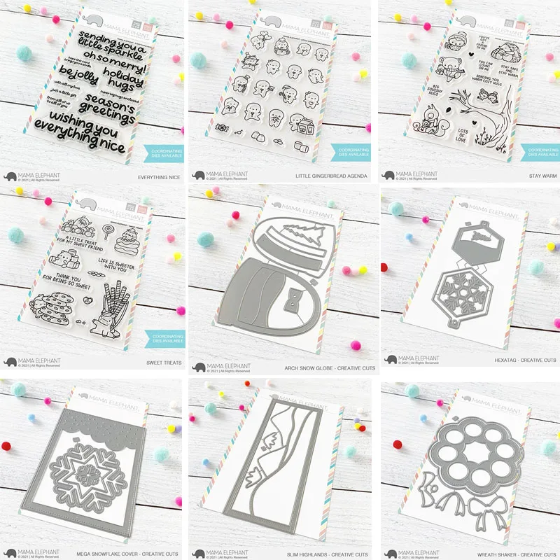 

2021New Arrival Metal Cutting Dies and Stamps for DIY Scrapbooking Diary Photo Album Craft Paper Card Making Embossing