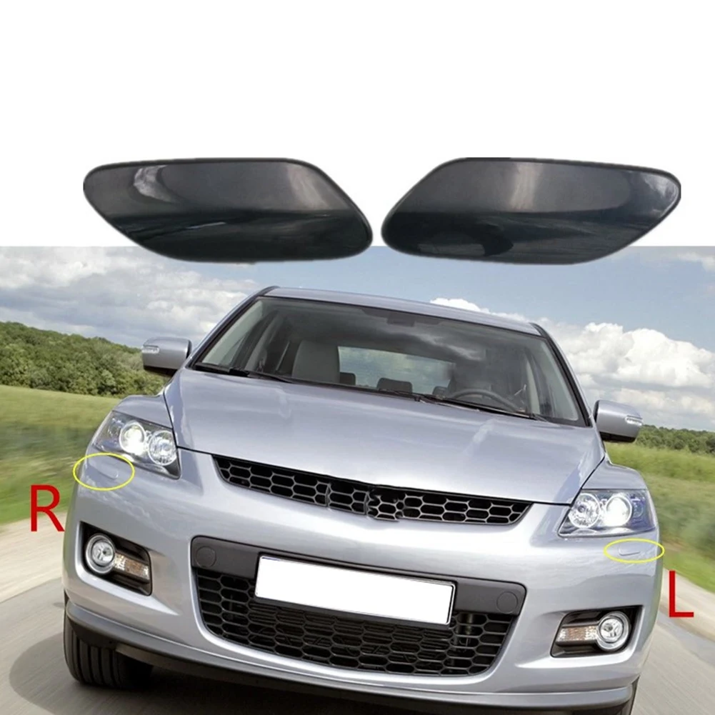 

Left Front Bumper Headlight Washer Spray Nozzle Cover Headlight Washer Jet Cap for Mazda CX-7 CX7 ER 2006-2009