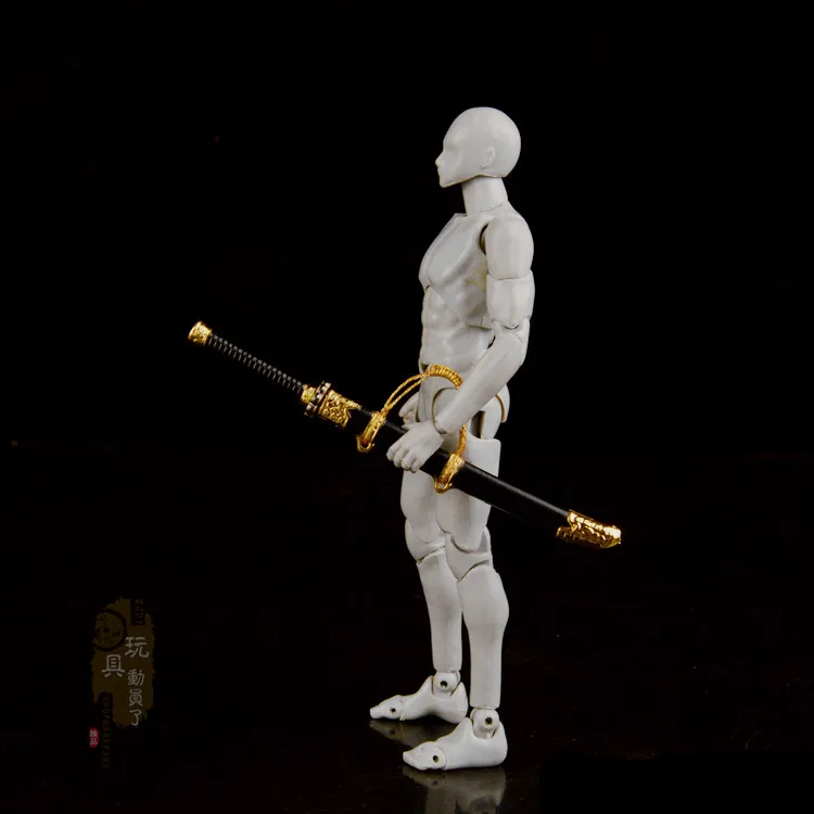 Миниатюрная версия 1/12 модель с вышивкой в виде холодного оружия подходит для