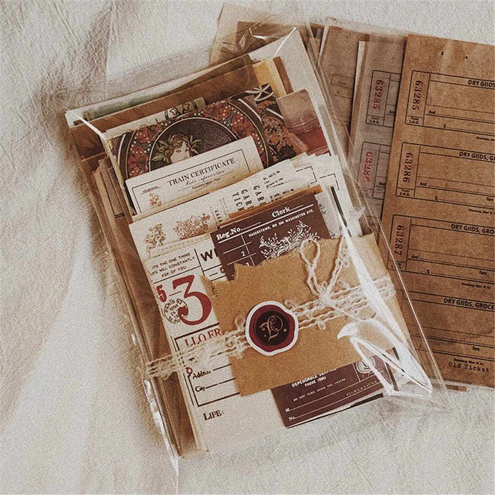 

230pcs/pack Vintage Decoration Material Paper Stationery Stickers Memo Pads Message Notes Diary Planner Scrapbooking DIY Crafts