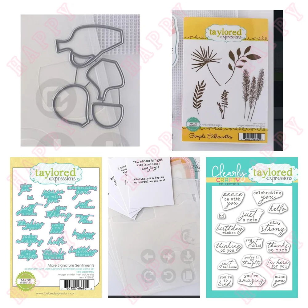 

Abstract Signature Sentiments Metal Cutting Dies Stamps Stencil DIY Scrapbook Envelope Greet Card Decorative Embossing Handmade