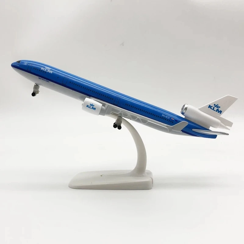 Фото Литая под давлением модель MD11, модель B777 KLM, самолет американского мира для грузовых авиаперевозок с базовым шасси и колесами, самолет из спл... №5