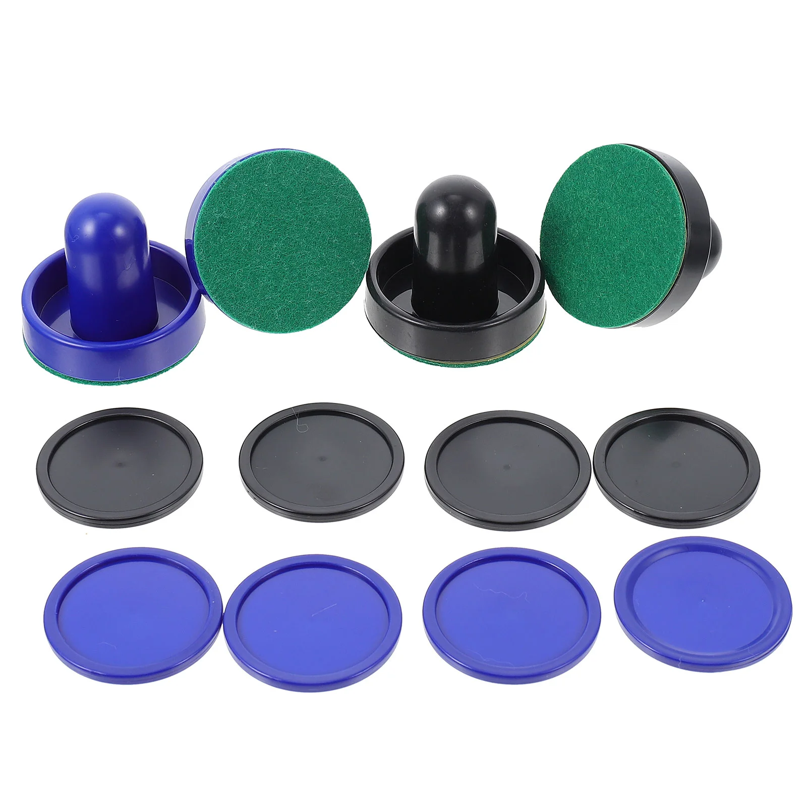 

2 Sets Air Hockey Pushers Pucks Replacement for Game Tables Goalies Header Kit