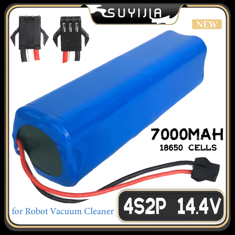 

Newest 14.8V 7000mAh 4S2P Battery Pack High Capacity 16.8V Li-ion Rechargeable Batteries for Various RC Airplane Drone Quadrotor