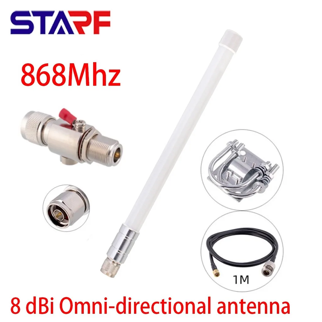 

Lora 8Dbi Antenna Helium N-J Male Waterproof 868MHz Adapter Aerial Kit