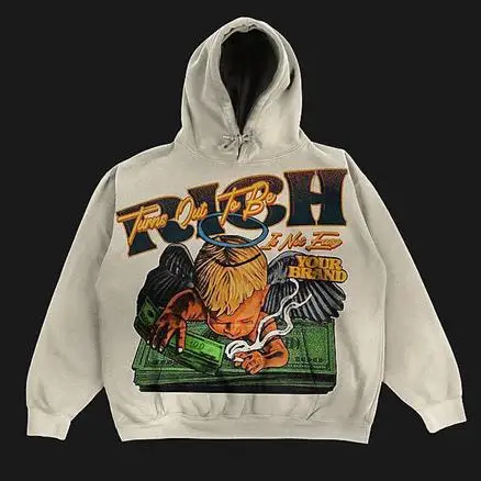 Рисунок 3 - Толстовка мужская оверсайз с круглым вырезом