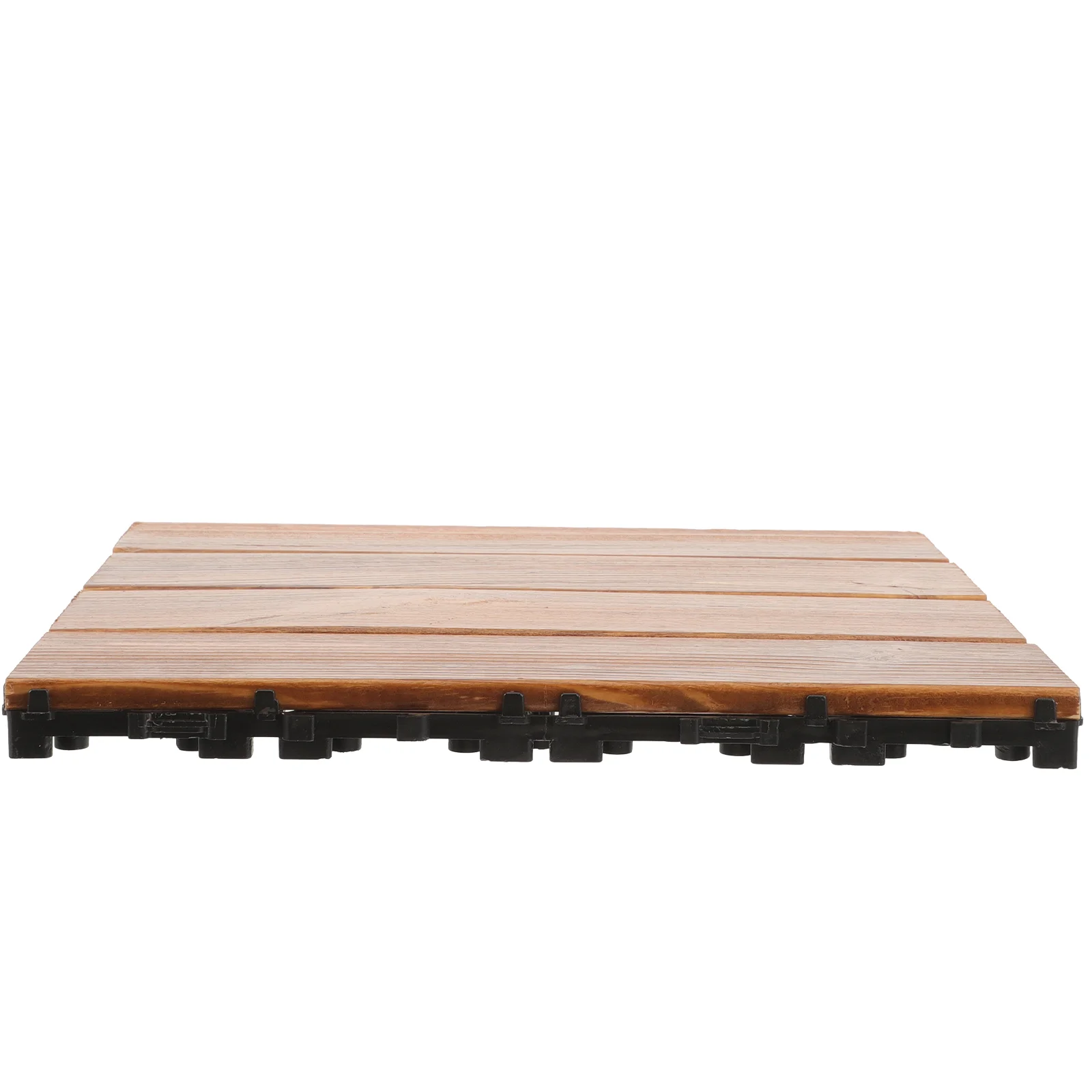 

Interlocking Tile Decking Tiles Flooring Solid Wood Self-assemble Plastic Balcony Outdoor Wooden Home Decor