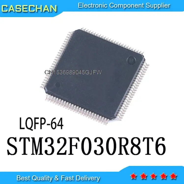 10PCS New and Original STM32F030 LQFP-64 STM32F030R8T6