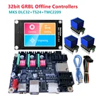MKS DLC32 ЧПУ экран Автономный контроллер 32bit ESP32 GRBL карта 3018 Макс обновление деталей MKS TS24 сенсорный экран для гравировального станка