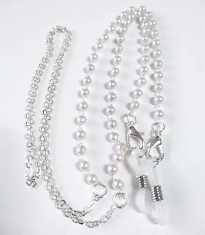 Модное женское ожерелье с искусственным жемчугом и бисером