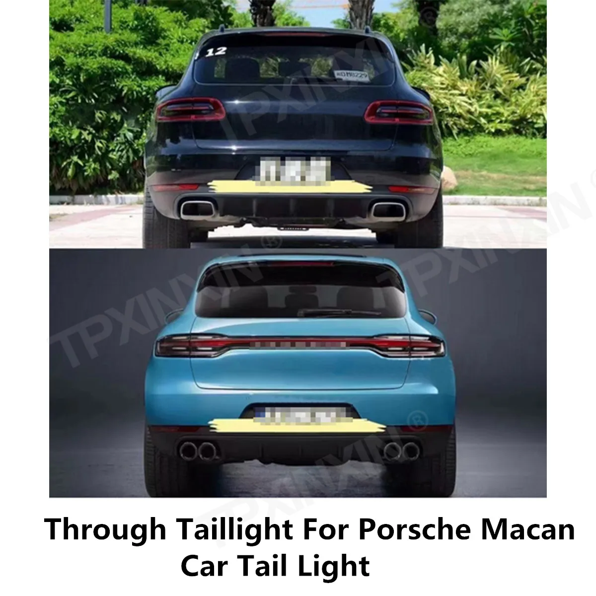 

Car Tail Light For Porsche Macan LED Taillight Rear Tail Lamp Dynamic Turn Car Modification Taillights