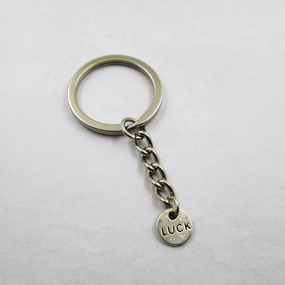 

3pcs/lot Good Luck 9mm Charm Keyring Best frined,birthday Present ,pendant Keychain