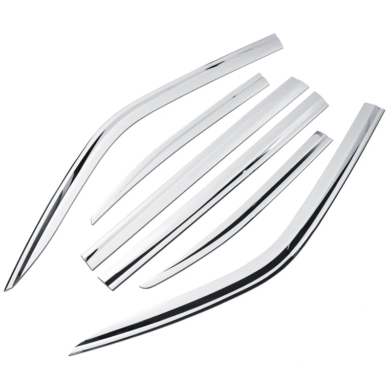 Для 2021 2022 2023 2024 тойота ленд крузер 300 Полностью хромированный Оконные дефлекторы