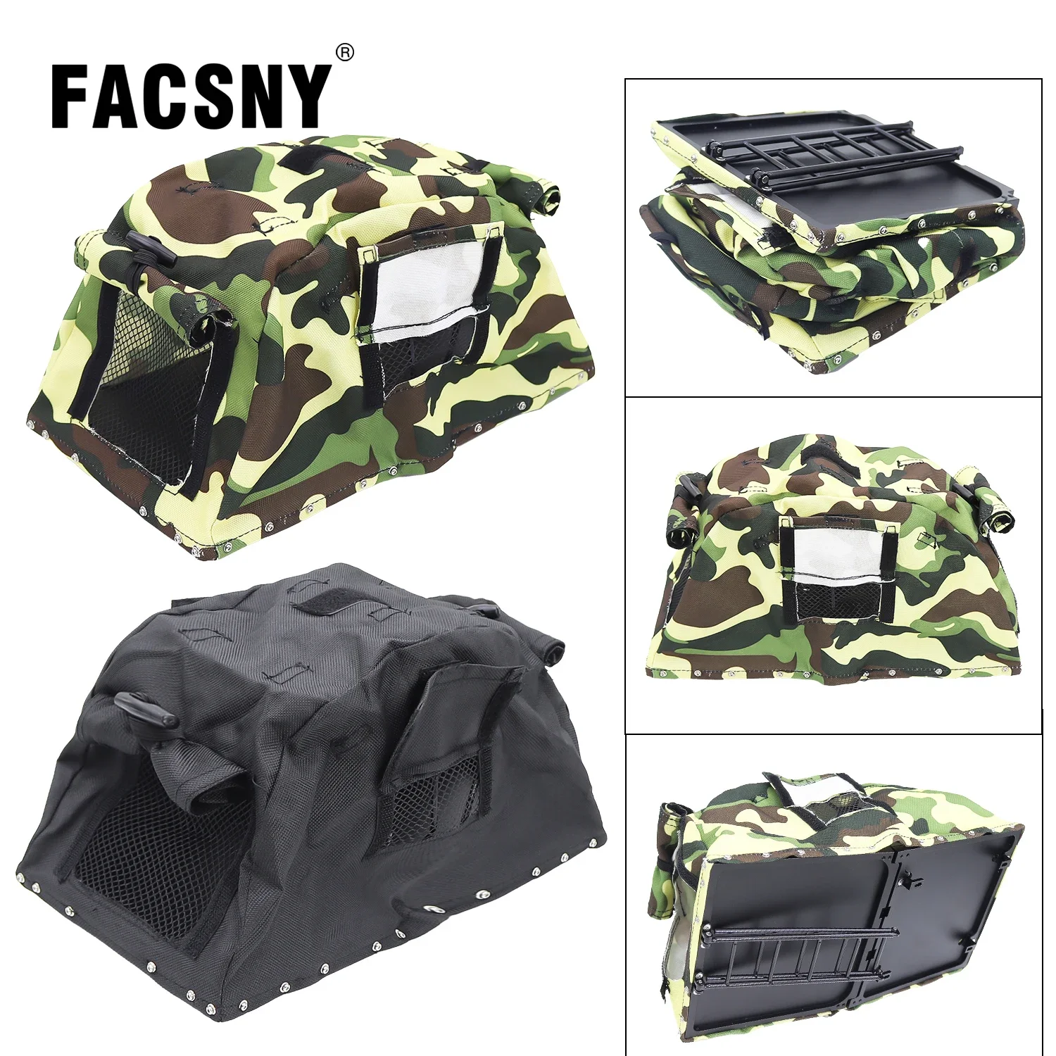 Складная палатка с имитацией крыши на радиоуправлении багажник для 1/8 1/10 RC Crawler