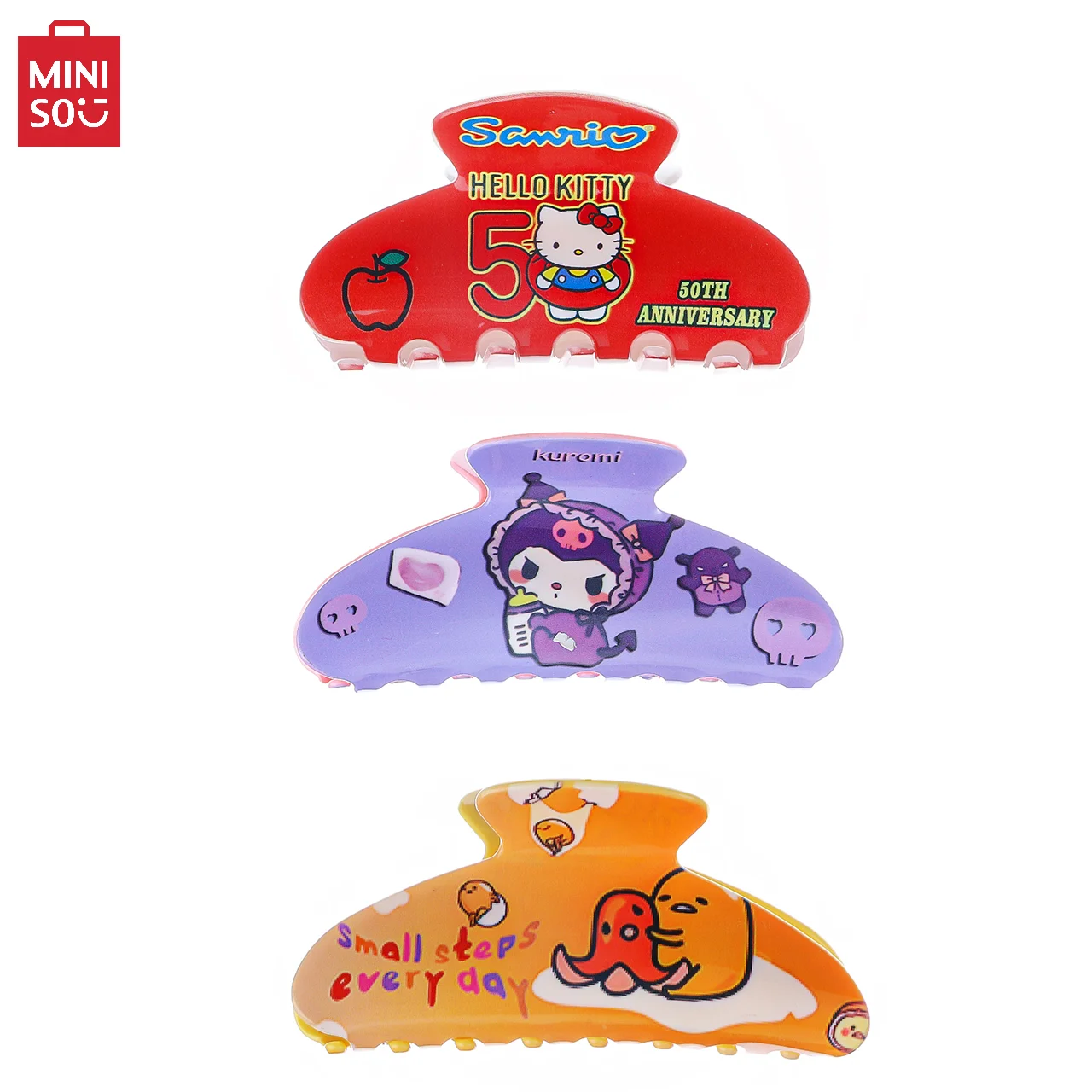 Заколка для волос Miniso аксессуары милый и элегантный подарок среднего размера на