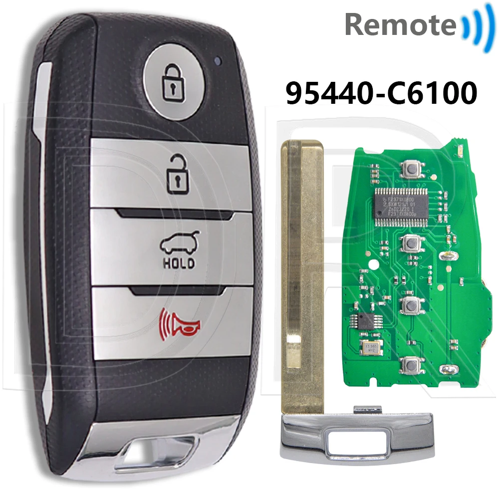 

Отличный чип ID47 433 МГц 95440-C5000/C5100/C5600/C6000/C6100 бесконтактный автомобильный пульт дистанционного управления умный ключ для KIA Sorento 2015-2020