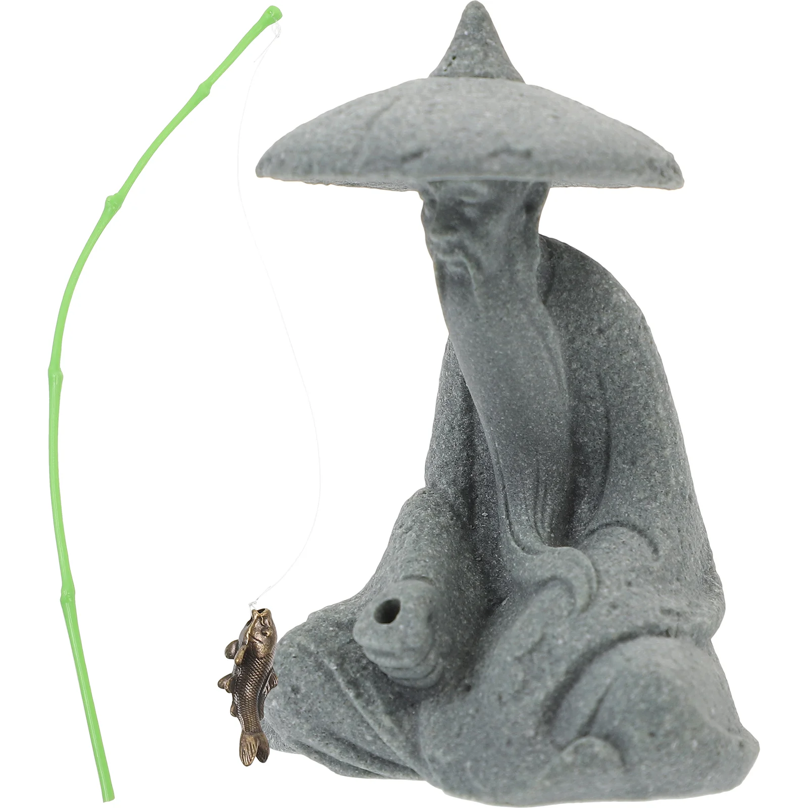 Декор Орнамент Цзян Тайгун Фигурки Рыбака в японском стиле Статуя из смолы