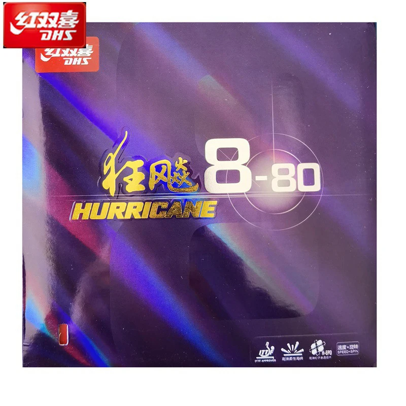 

DHS оригинальные планки для настольного тенниса-In Hurricane 8-80 Hurricane8-80 резина для пинг-понга с губкой 2,1 мм