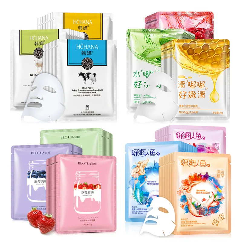 15 шт. увлажняющие Антивозрастные маски для лица с гиалуроновой кислотой |