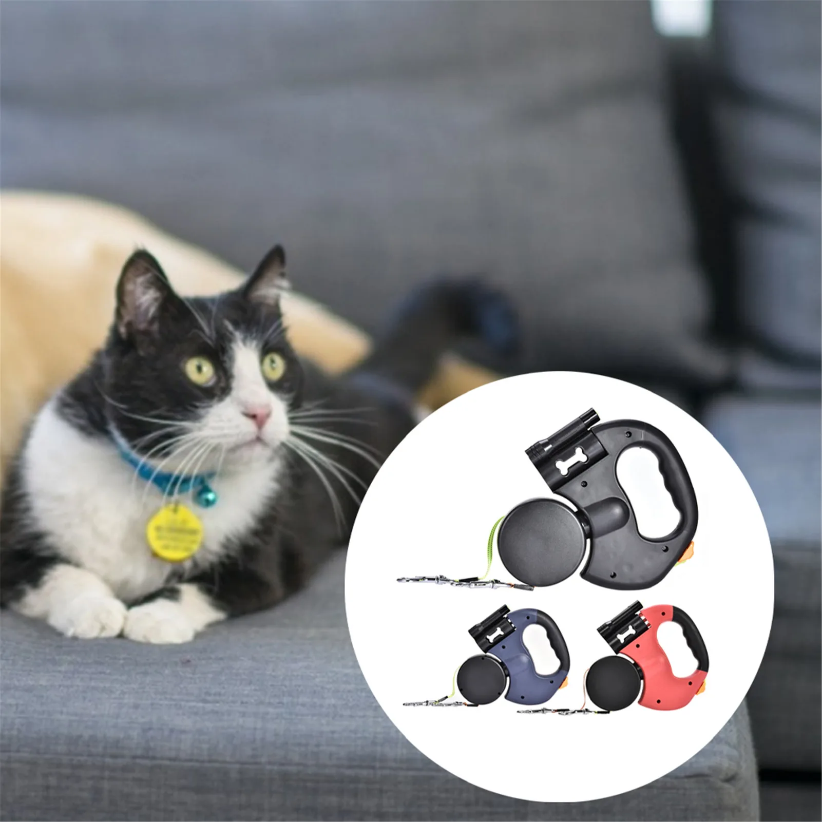 

High Quality Pet Dog Leash Rope Nylon Adjustable Training Lead Pet Dog Leash Dog Strap Rope Traction Dog Harness Collar Lead