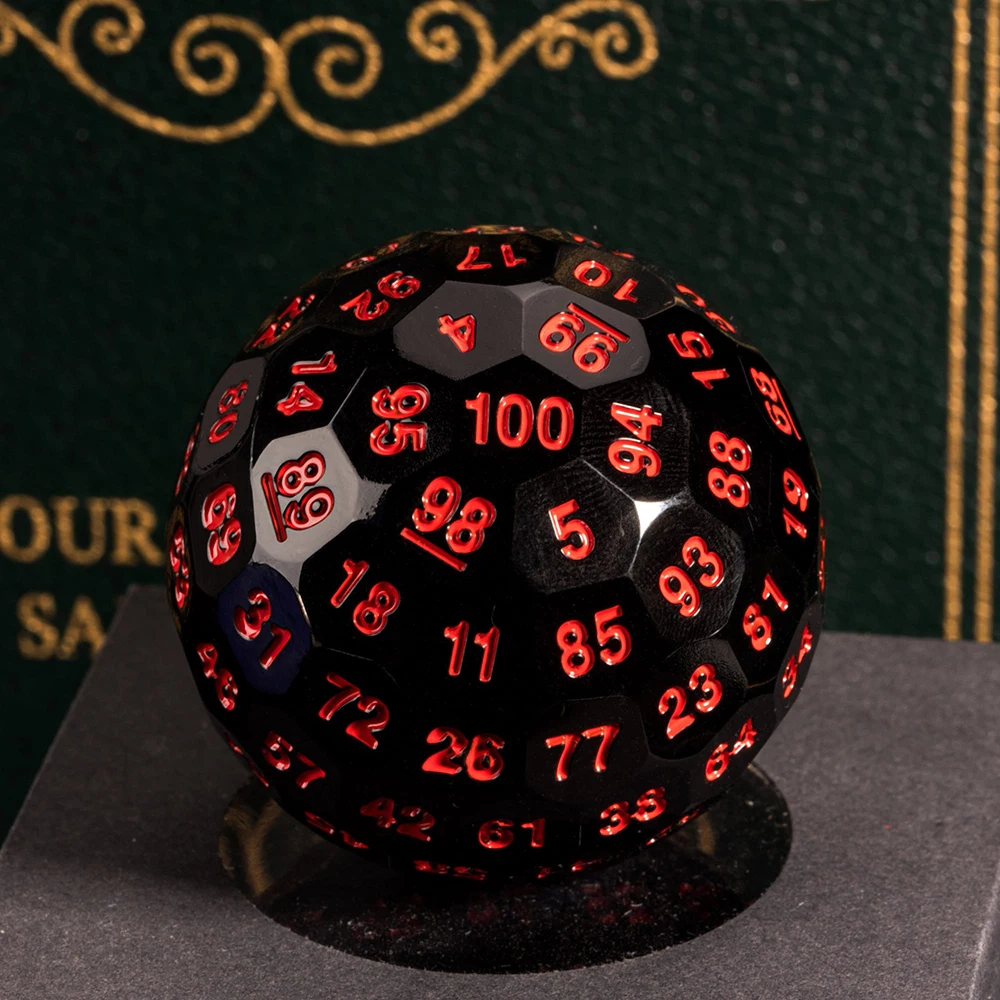 Poludie 50 мм D100 игральные кости DND 1 шт. Новые 100 боковые полигедрические кости для ролевых игр настольная игра Pathfinder Bar Club Настольный подарок D & D