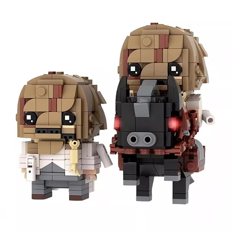 Фото Bricklink Хэллоуин MOC персонажи фильмов ужасов серии фигурки героев Brickheadz наборы Annabelle строительные блоки детские игрушки подарок №3