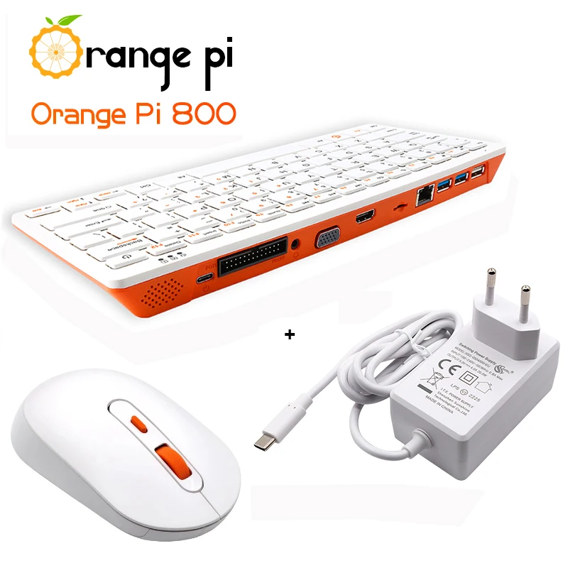 

Мини-ПК BSL Orange Pi 800, 4 + 64 ГБ, EMMC Rockchip RK3399 SoC 4K HD 64 бит, двухдиапазонный, беспроводной Wi-Fi + BT 5.0, портативный игровой