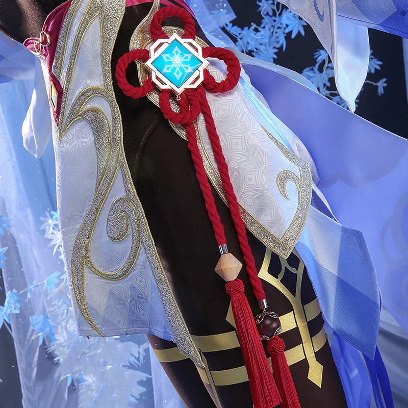 The Ganyu Косплей Genshin Impact Game Одинаковая одежда на складе Сексуальный женский