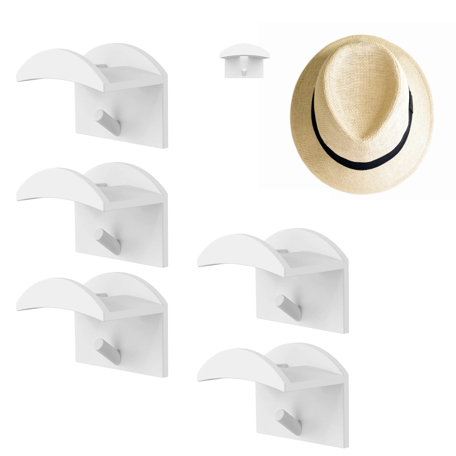 Крючки клейкие для бейсболки 5 шт. |