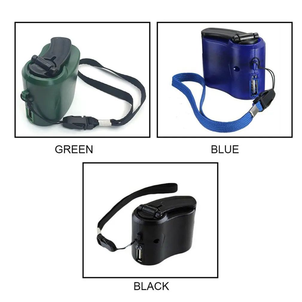 mini charger manual generator portable hand crank wind up usb cell phone emergency charger for outdoor hand winding free global shipping