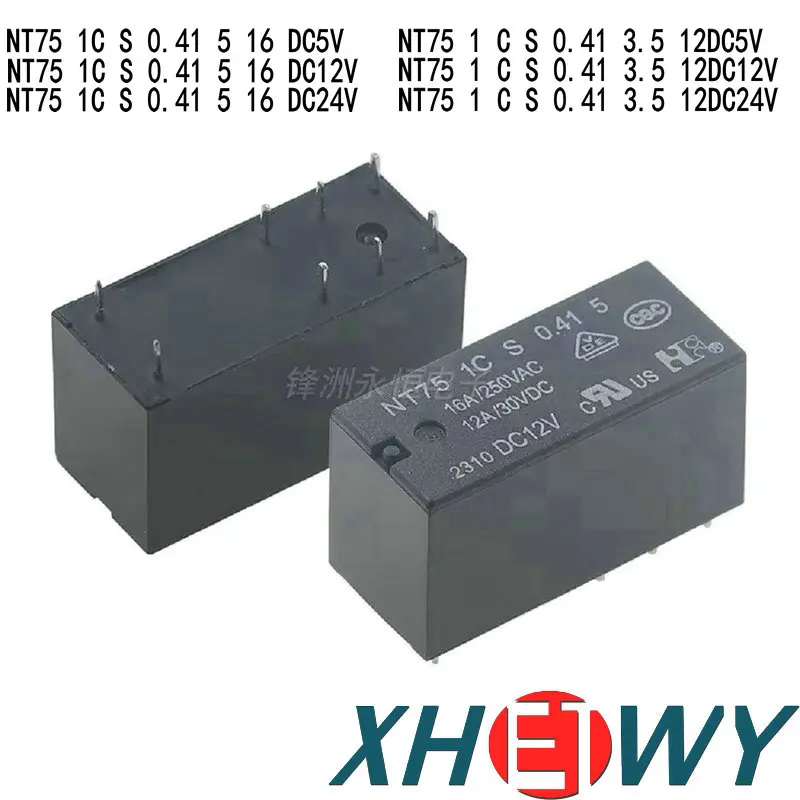 

Реле NT75 1C S 0,41 5 3,5 DC12V/24V 12V 24V 012 1ZS3 8-контактное NT751CS0.41 5 NT751CS0.413.5 DC5V DC12V DC24V NT751CS0.413.5
