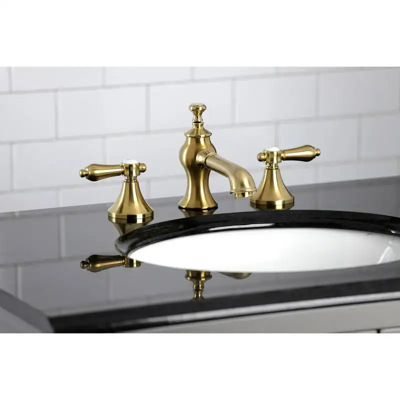 

KC7067BAL Heirloom 8 in. Widespread Bathroom Faucet, Brushed Brass