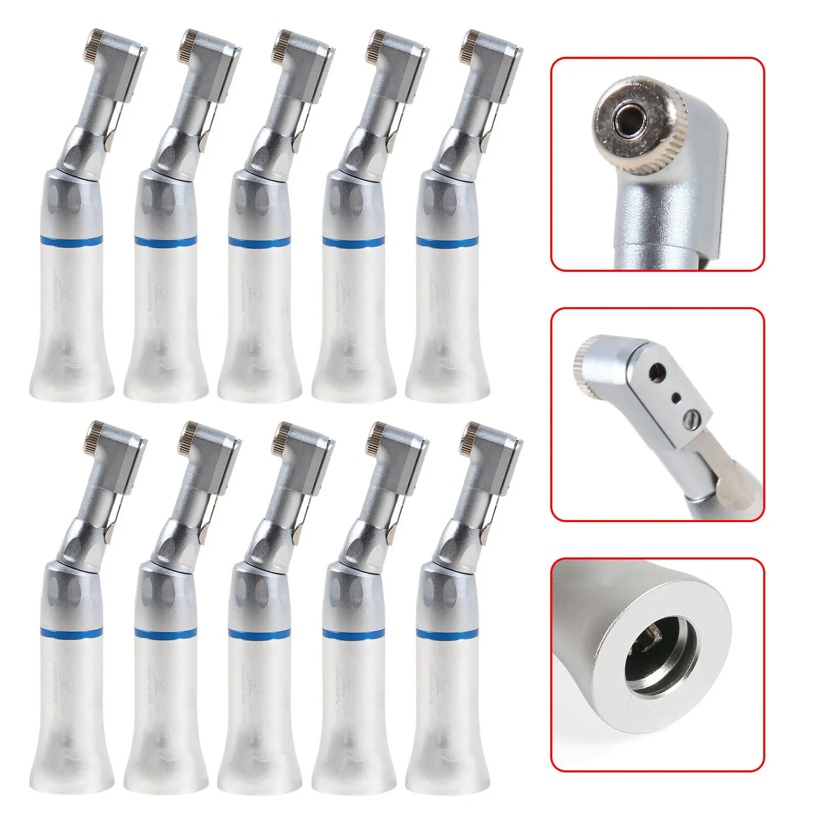

1-10PCS NSK Style Dental Slow Low Speed Contra Angle Handpiece Latch E-type For Air Motor