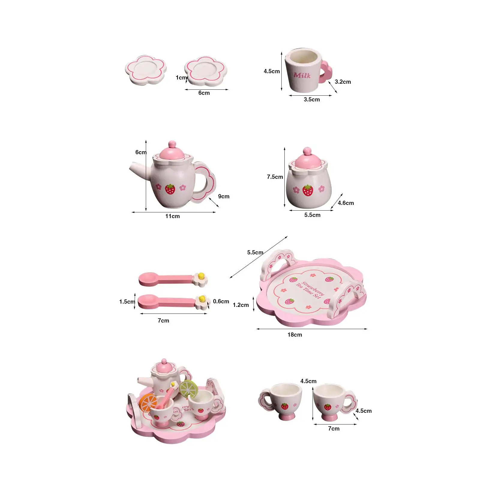 Деревянные игрушки для игр игровой набор малышей развивающий кухонный детские