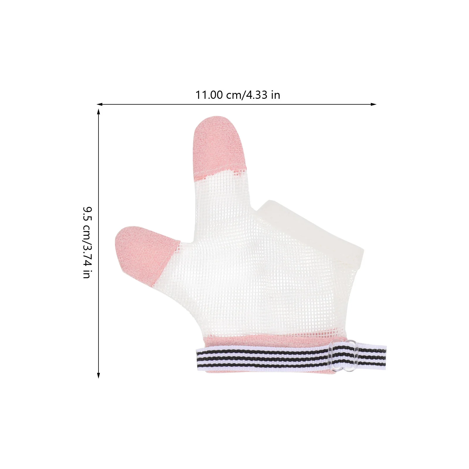 

2 Pairs Ring Biting Gloves Thumb Sucking Baby Nail Stop Tool Tools Kids Protector Finger