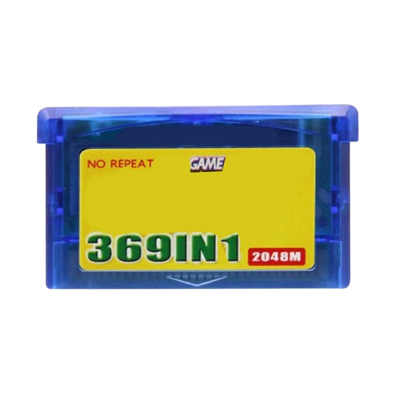 Игровой картридж 369 в 1 для игровой консоли GBA Game Boy Advance комбинированная карта на