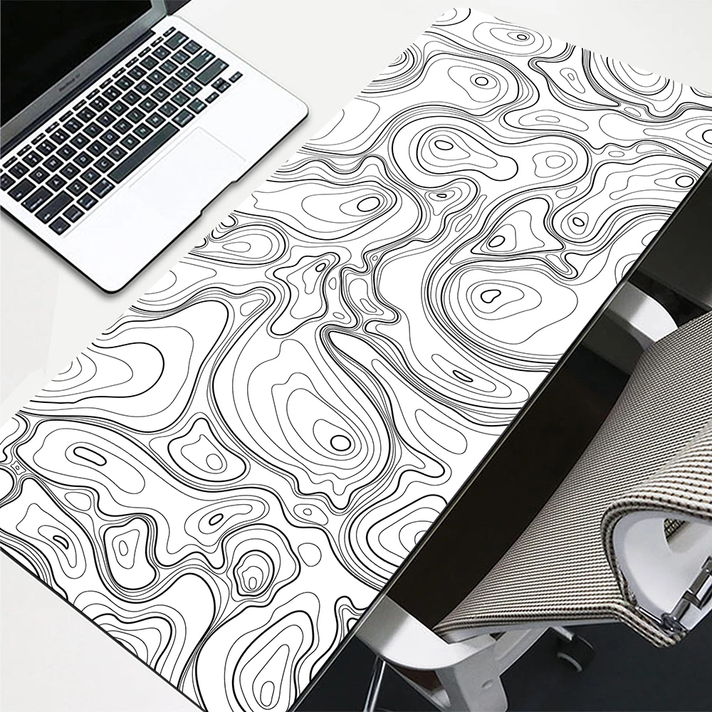 

Large Mouse Pad Gamer Carpet Pc Mousepad HD Print White Gaming Mouse Keyboard Mat 900x400 Mousepads Rubber Table Mat Desk Mats