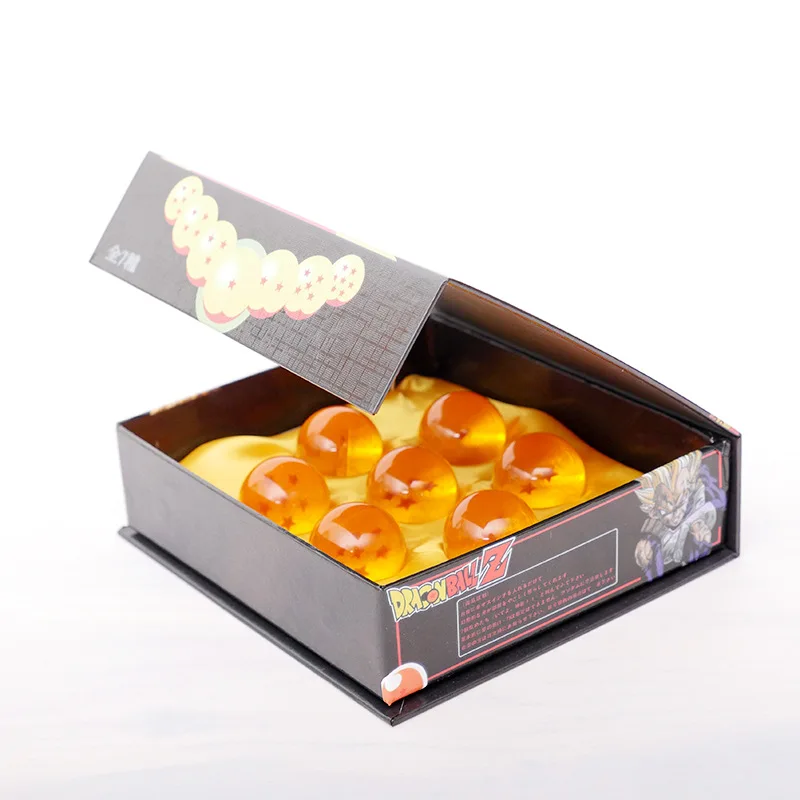

Dragon Ball Z 3.5CM 7 Stars CrystalBalls with Box Balls Complete Set Christmas kids present