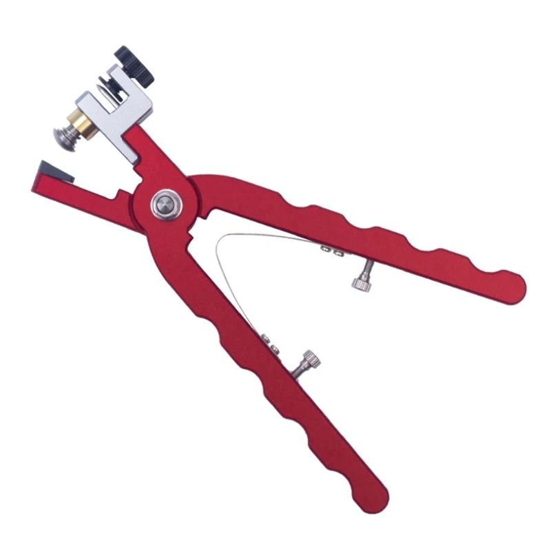 Leather Watch Bracelet Cutting Plier for Straps to Fix Catches Spring Bar Hand Tool Pliers Red Straight