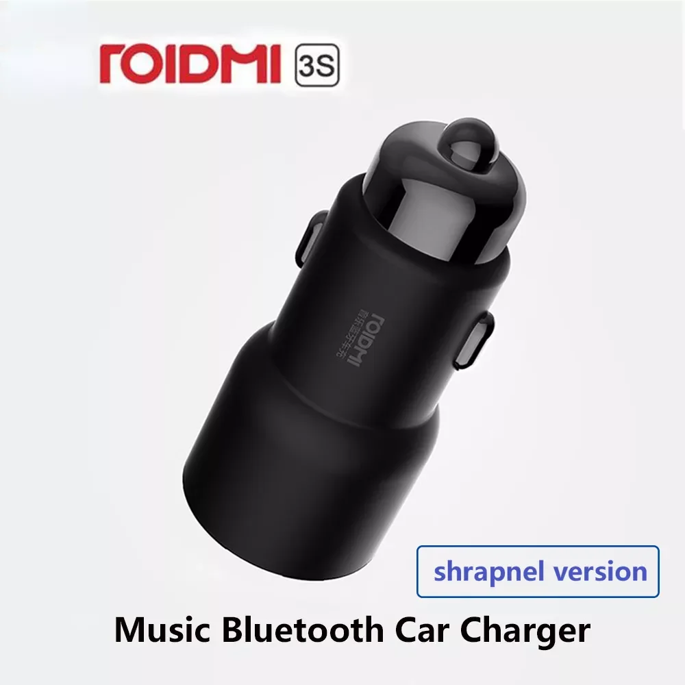 

New Roidmi 3S Mojietu Bluetooth 5V 3.4A Dual USB Car Charger MP3 Music Player FM Transmitters For iPhone And Android